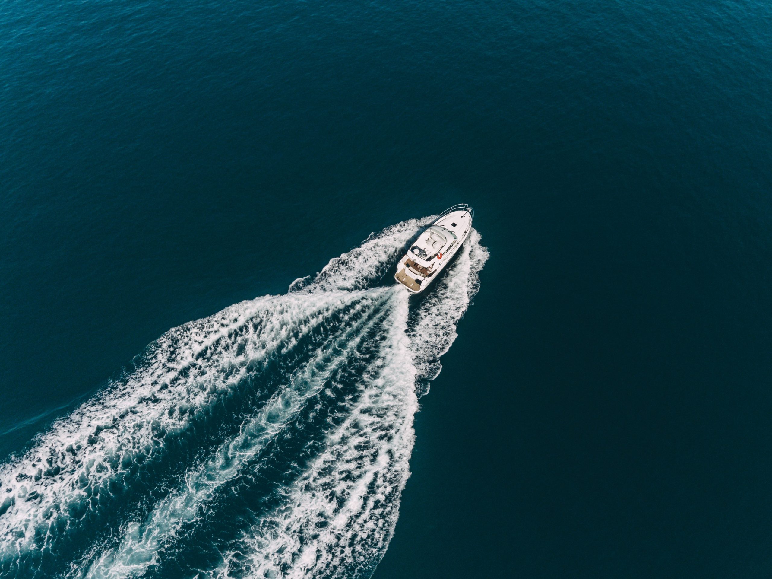 motor yacht underway